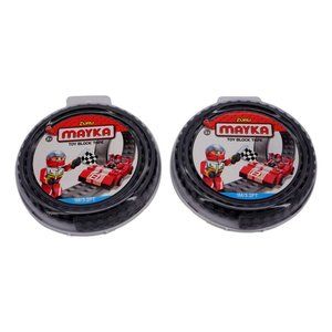 Mayka Toy Block Tape Set of 2 Gray, 1M/3.2 ft